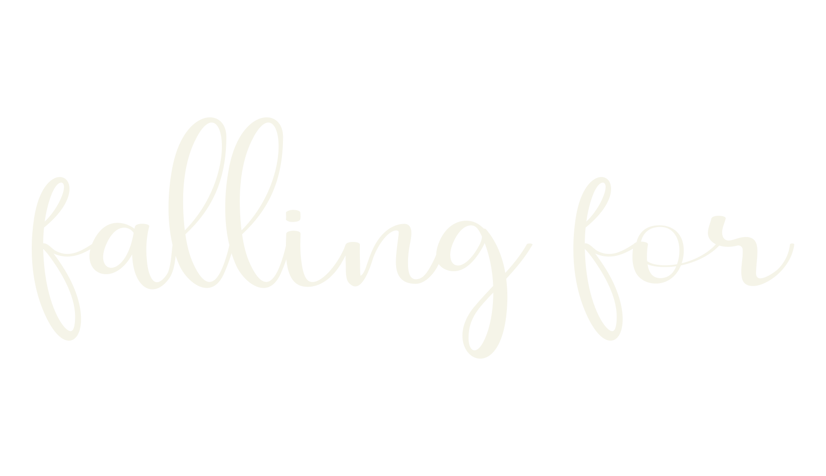 falling for, lettering font preview