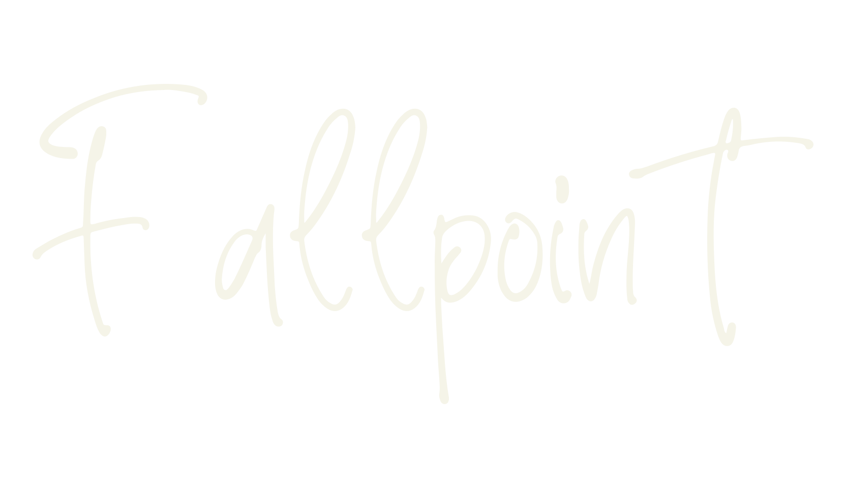 Fallpoint, script font preview