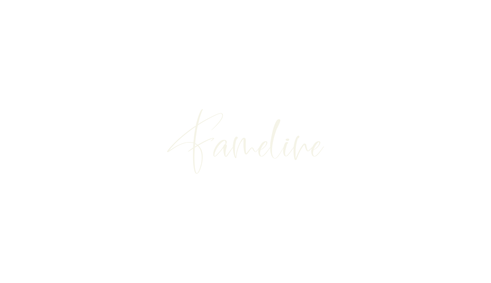 Fameline, handwriting font preview