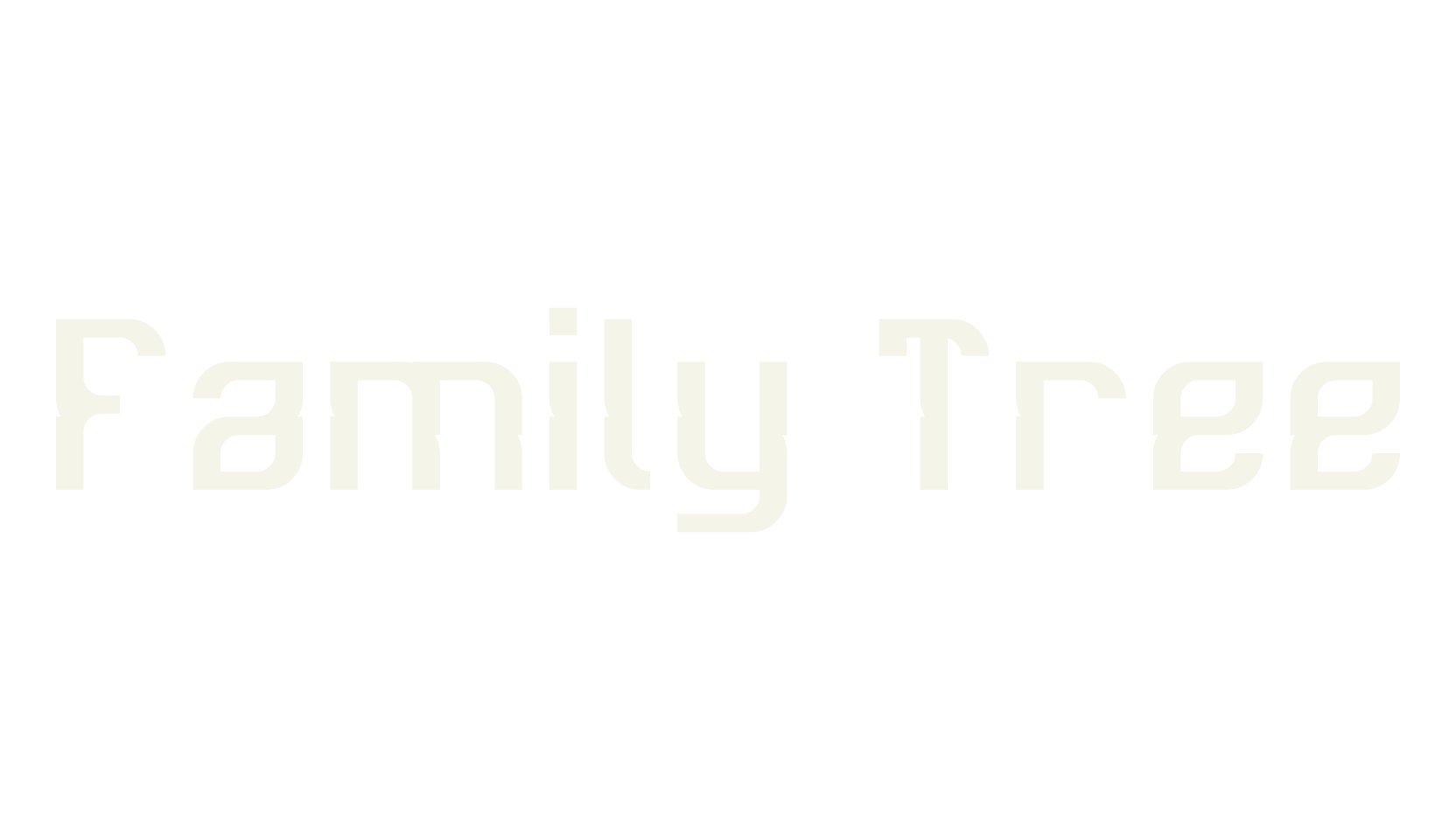 Family Tree, display market font preview