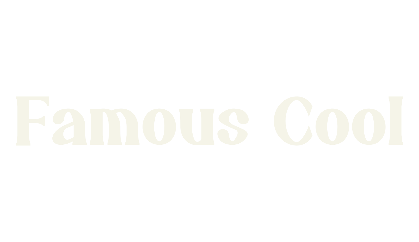 Famous Cool, cool font preview