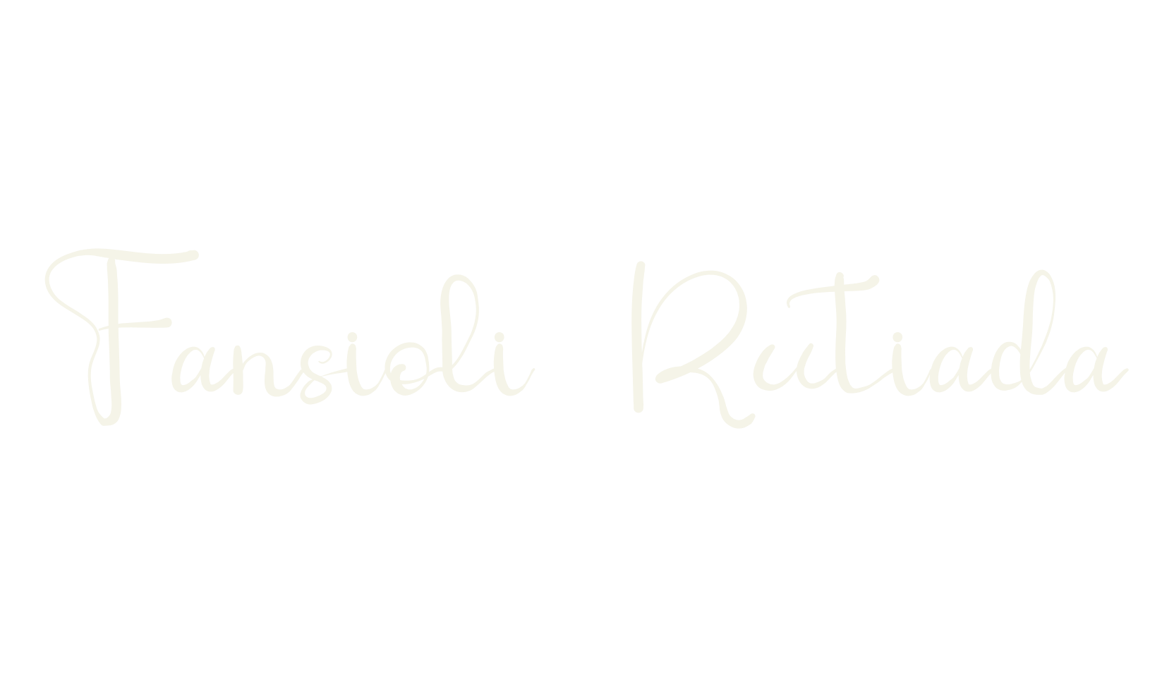 Fansioli Rutiada, sans serif font preview