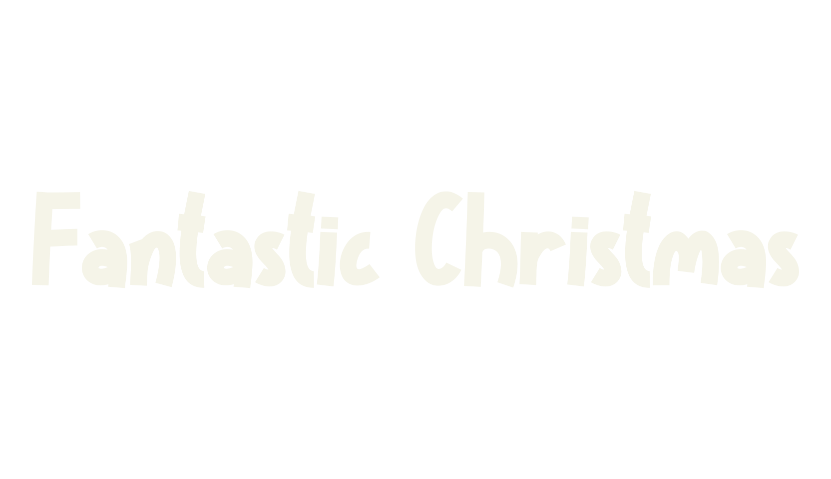 Fantastic Christmas, christmas font preview
