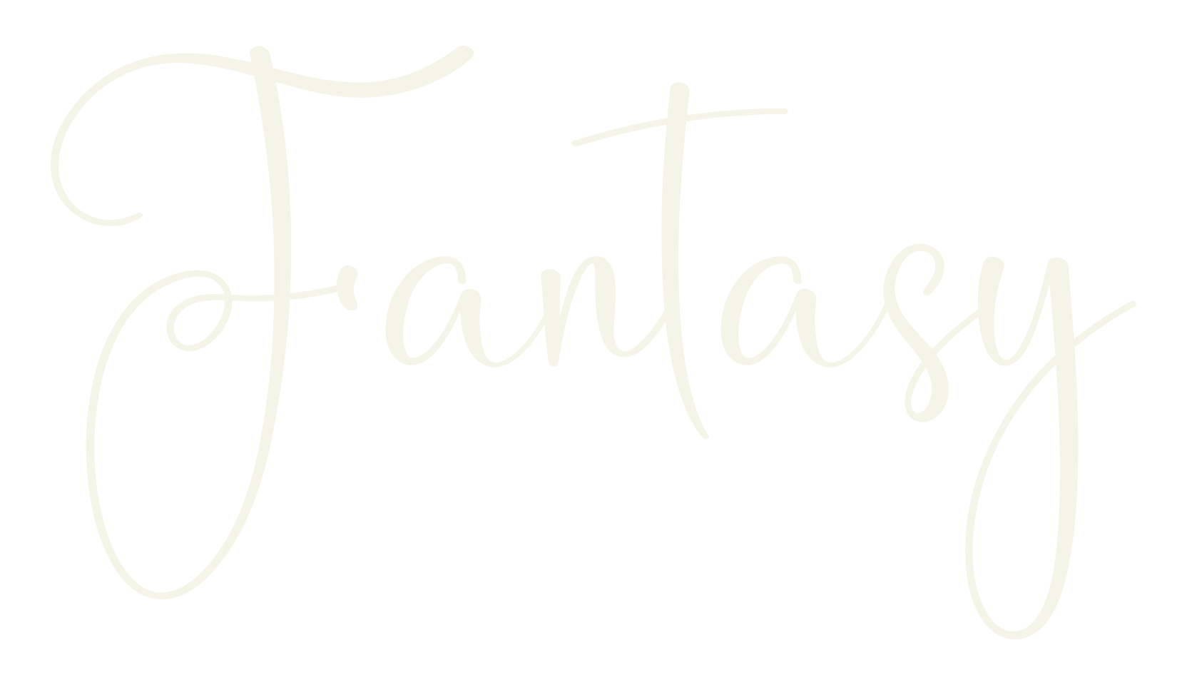 Fantasy, calligraphy font preview