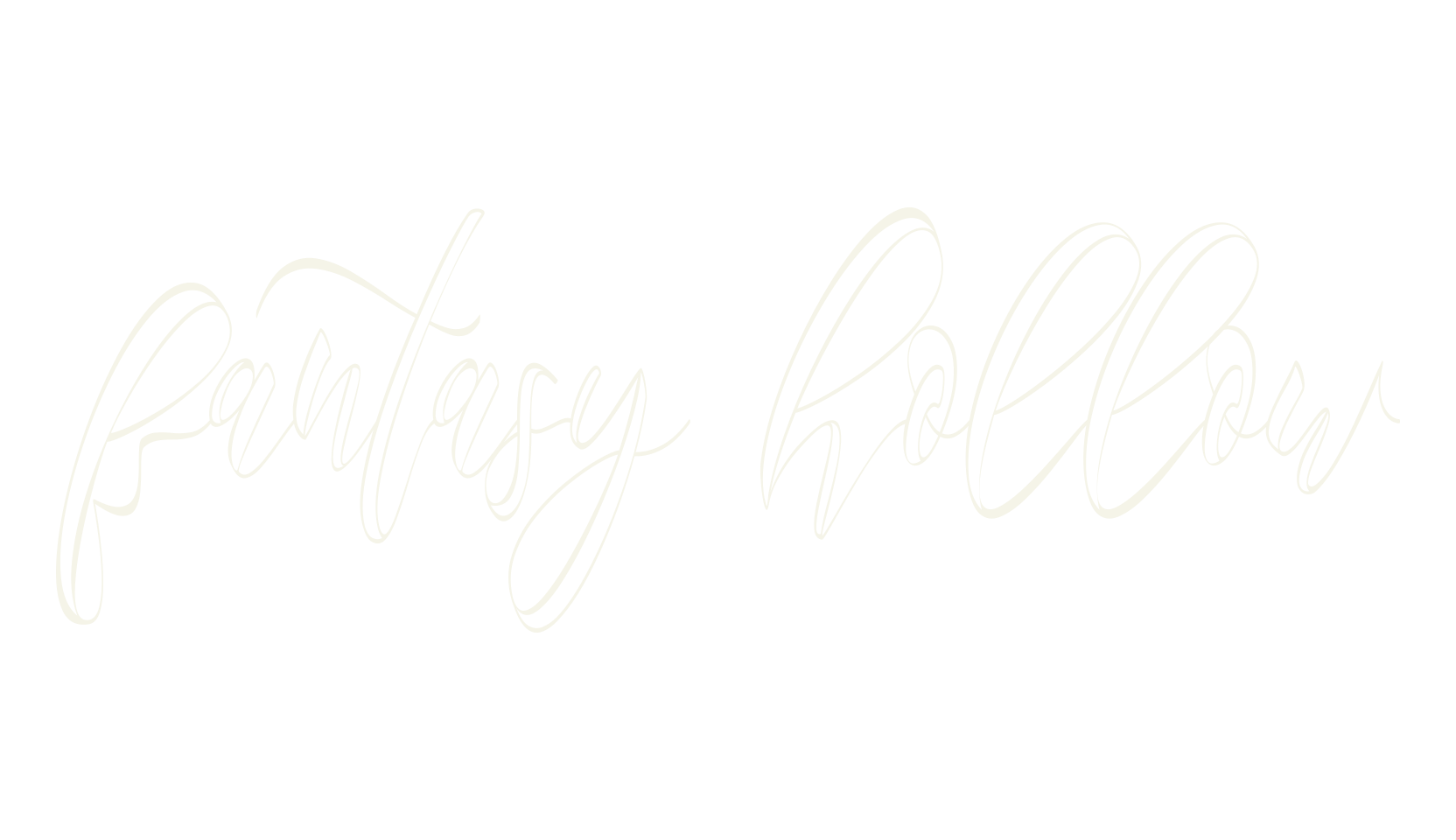 fantasy hollow, outline font preview