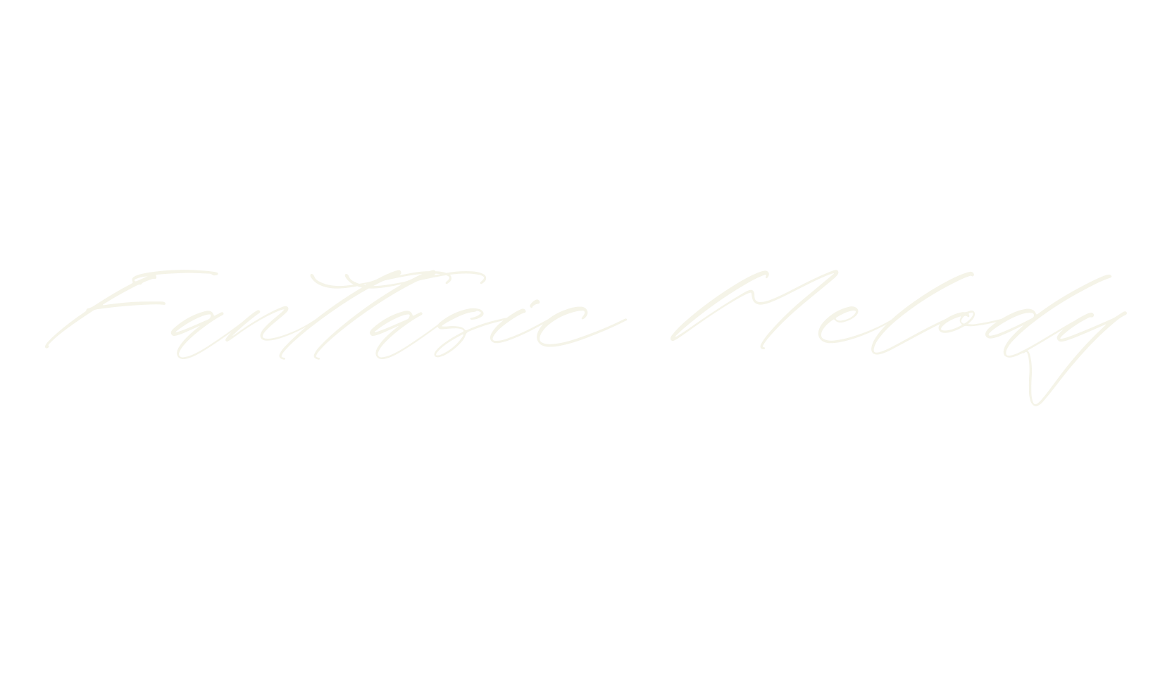 Fanttasic Melody, script font preview