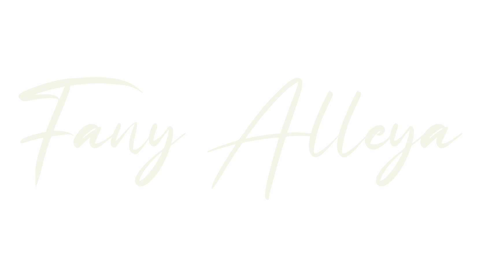 Fany Alleya, stylish font preview