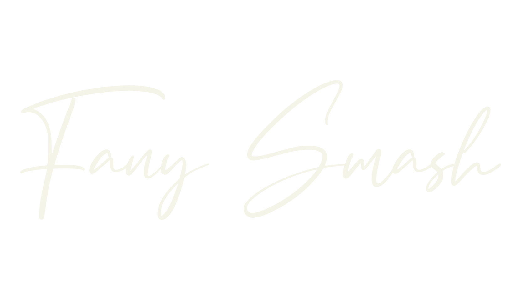 Fany Smash, calligraphy font preview