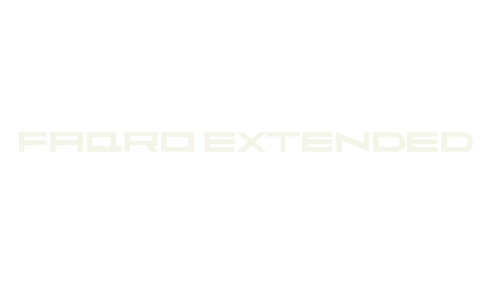 Faqro Extended, digital font preview