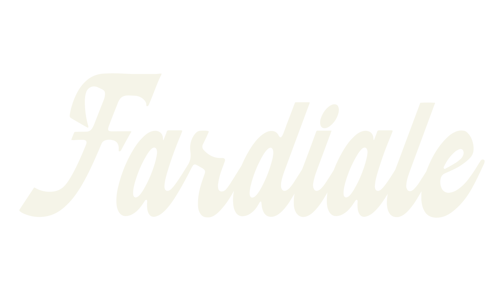 Fardiale, lettering font preview