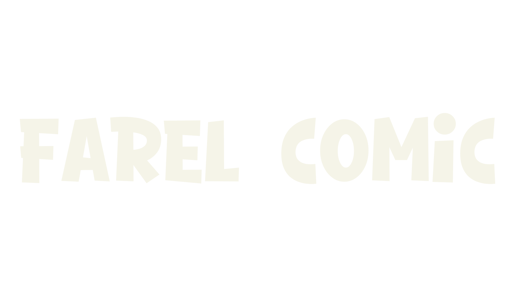 Farel Comic, comic book font preview
