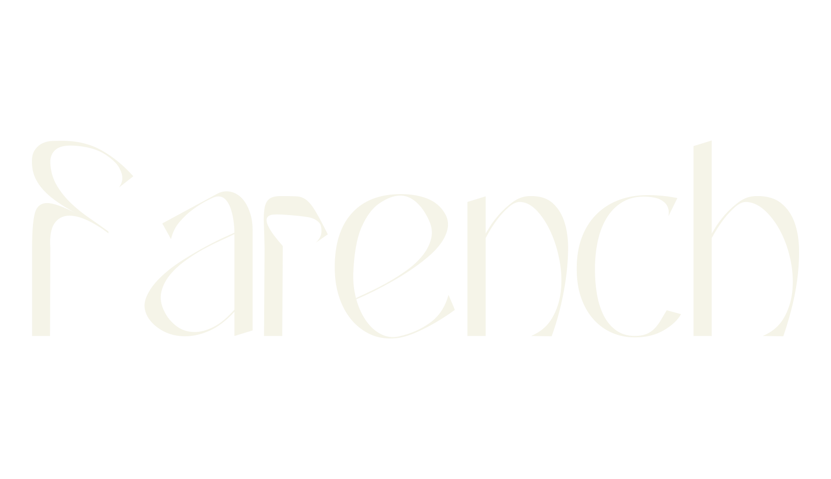 Farench, art deco font preview
