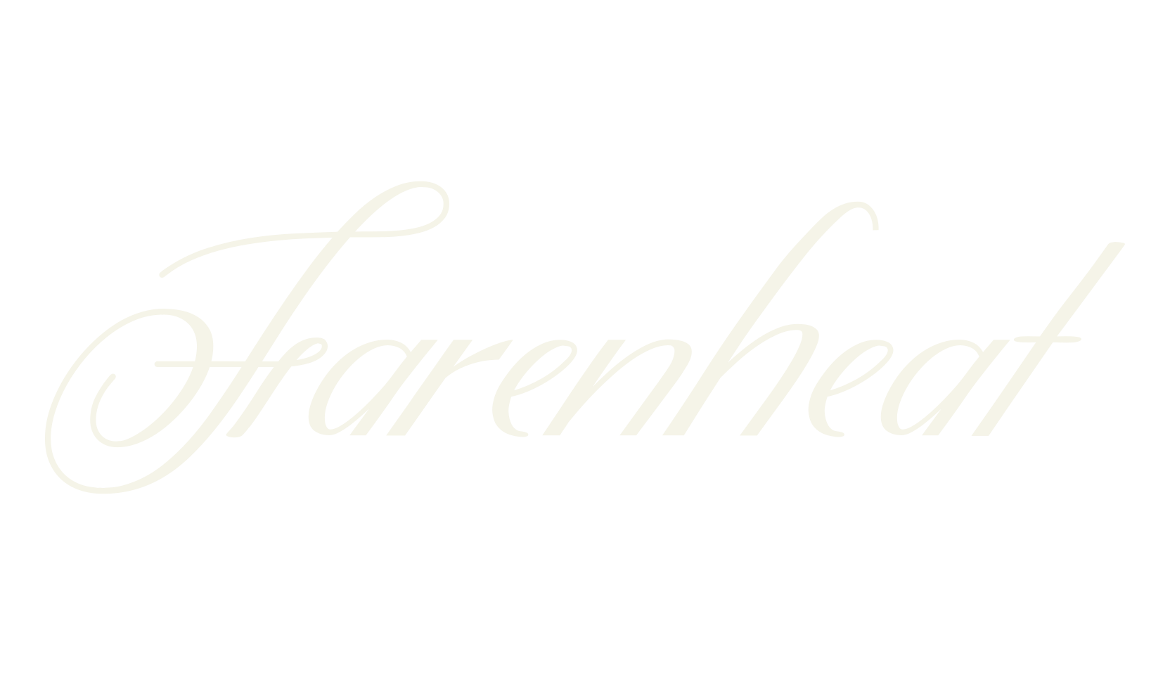 Farenheat, cursive font preview