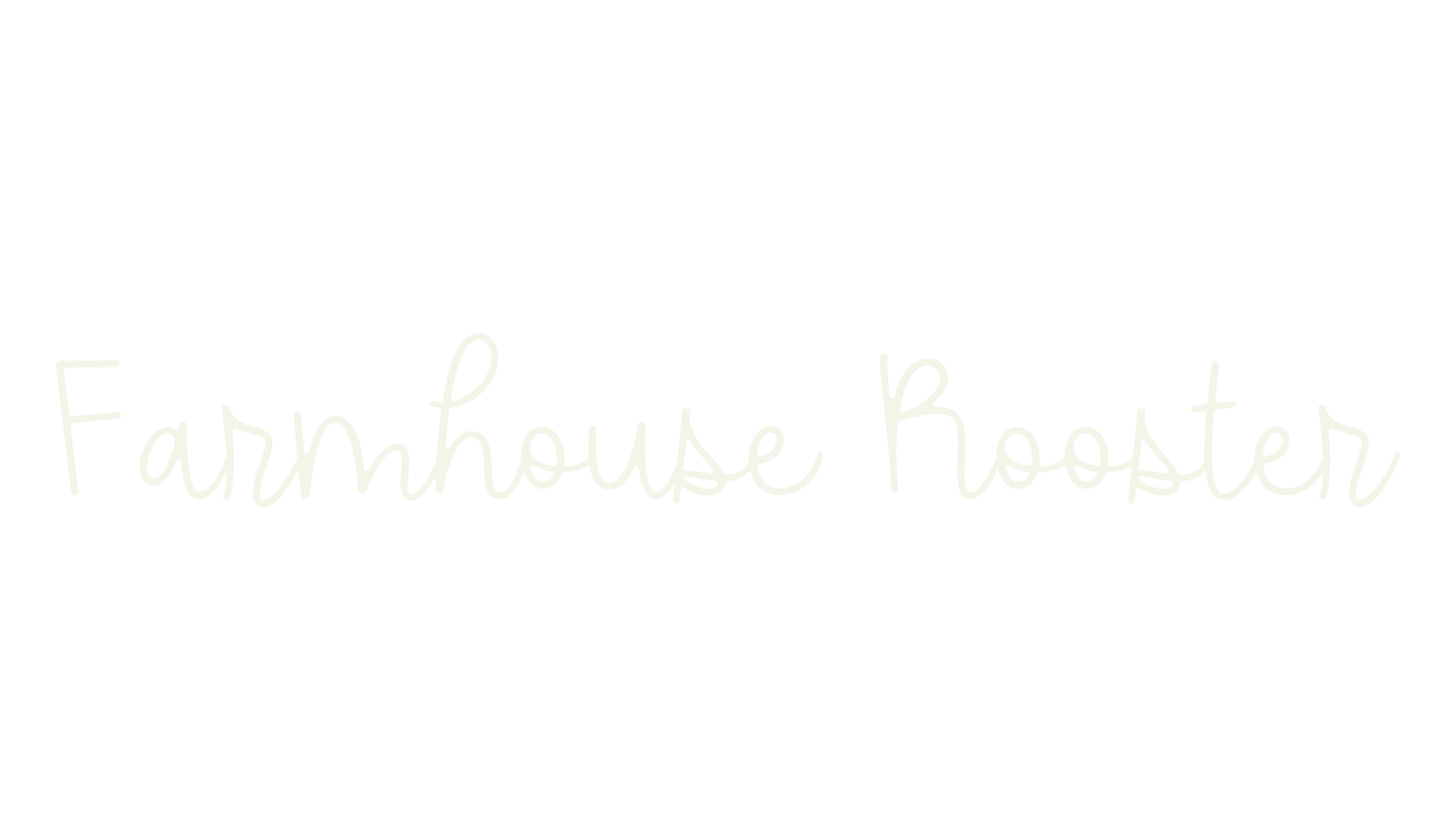 Farmhouse Rooster, display market font preview