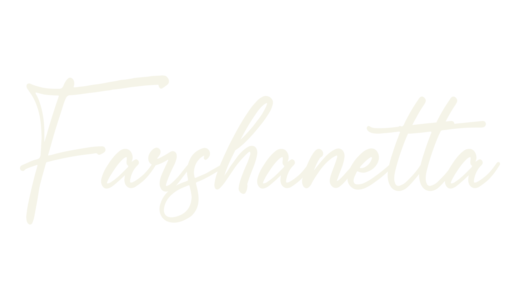 Farshanetta, cursive font preview