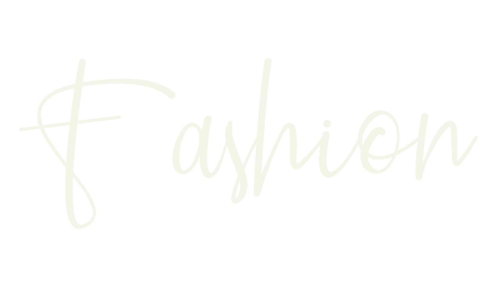 Fashion, cursive font preview