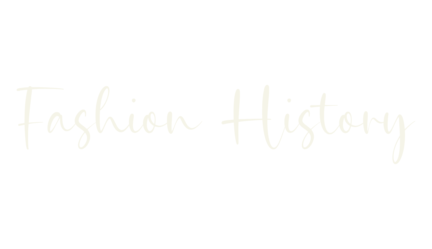 Fashion History, calligraphy font preview