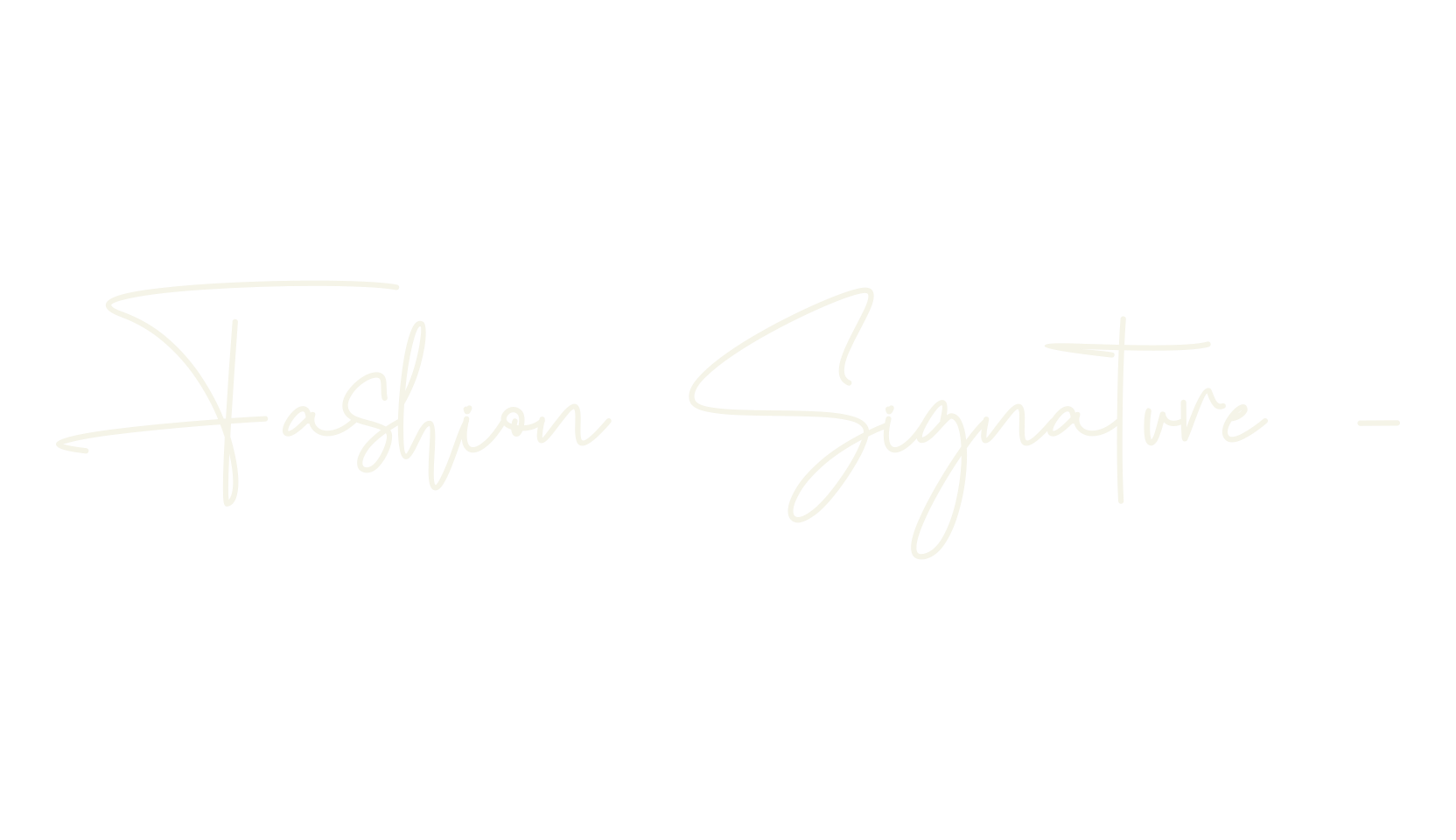 Fashion Signature -, design font preview