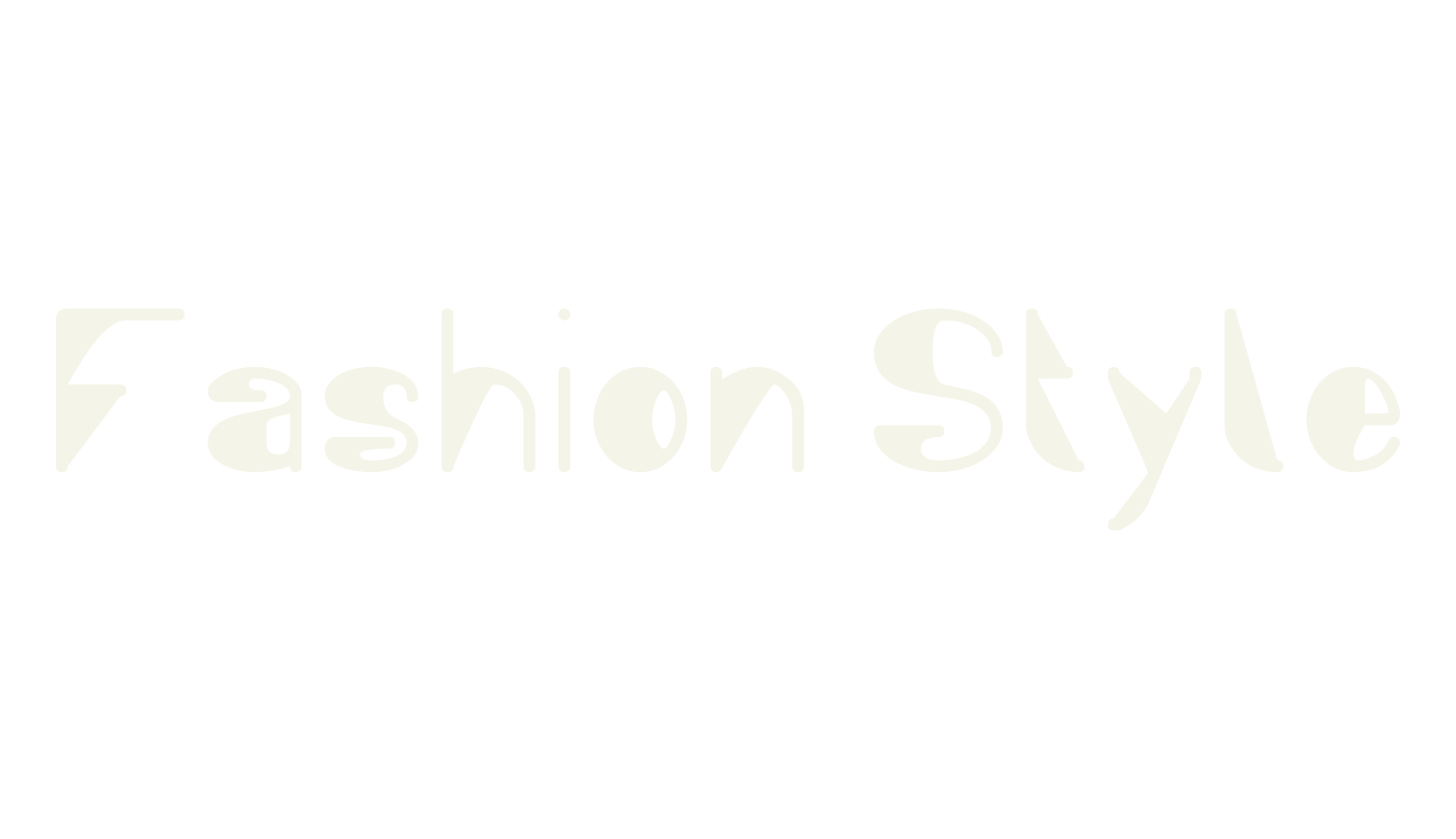 Fashion Style, display market font preview