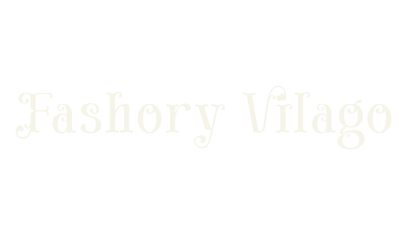 Fashory Vilago, cursive font preview