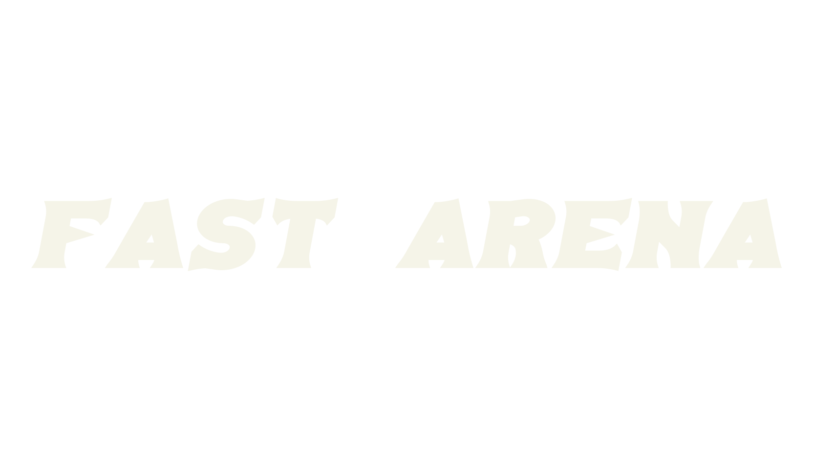 Fast Arena, racing font preview
