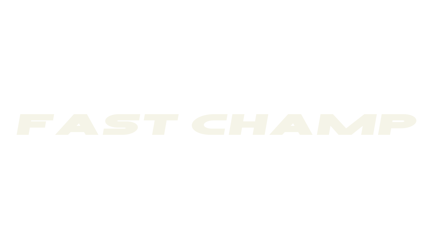 Fast Champ, movies font preview