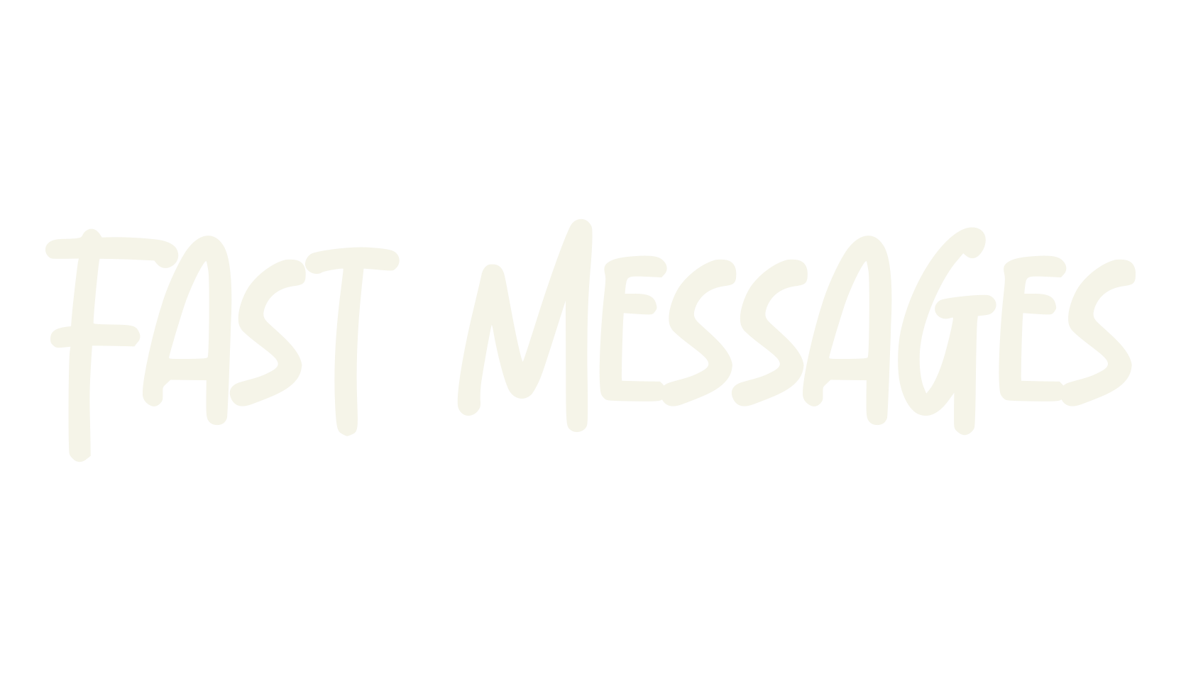 Fast Messages, poster font preview