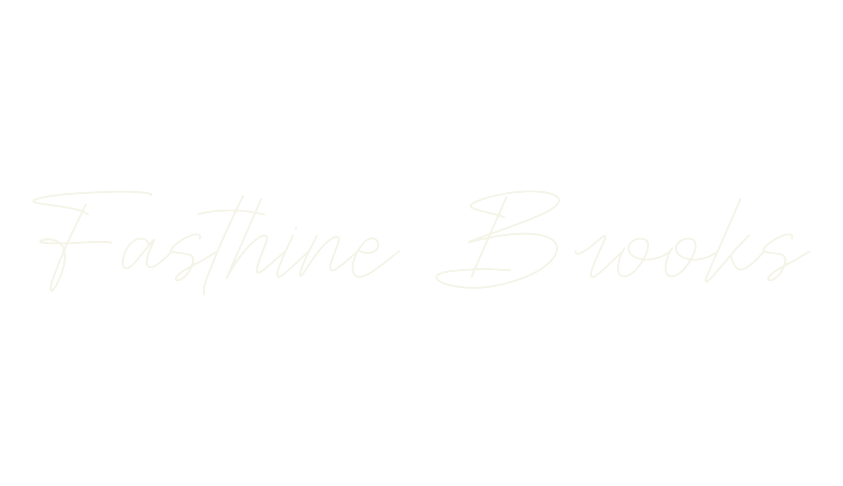 Fasthine Brooks, script font preview