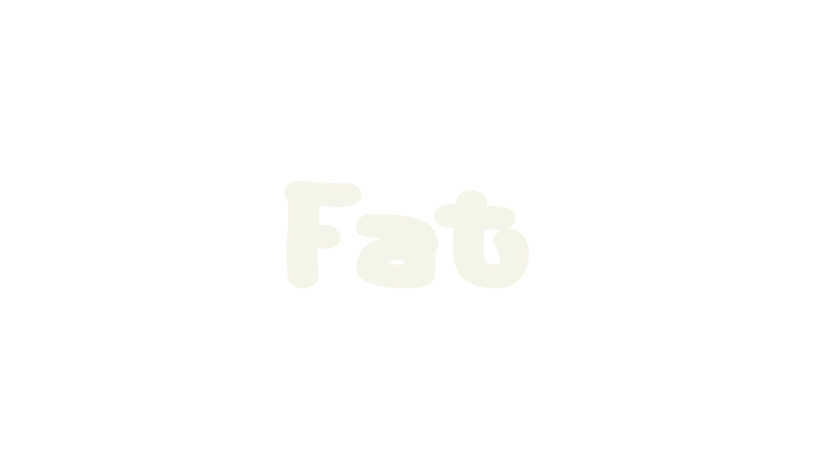 Fat, handwritten font preview