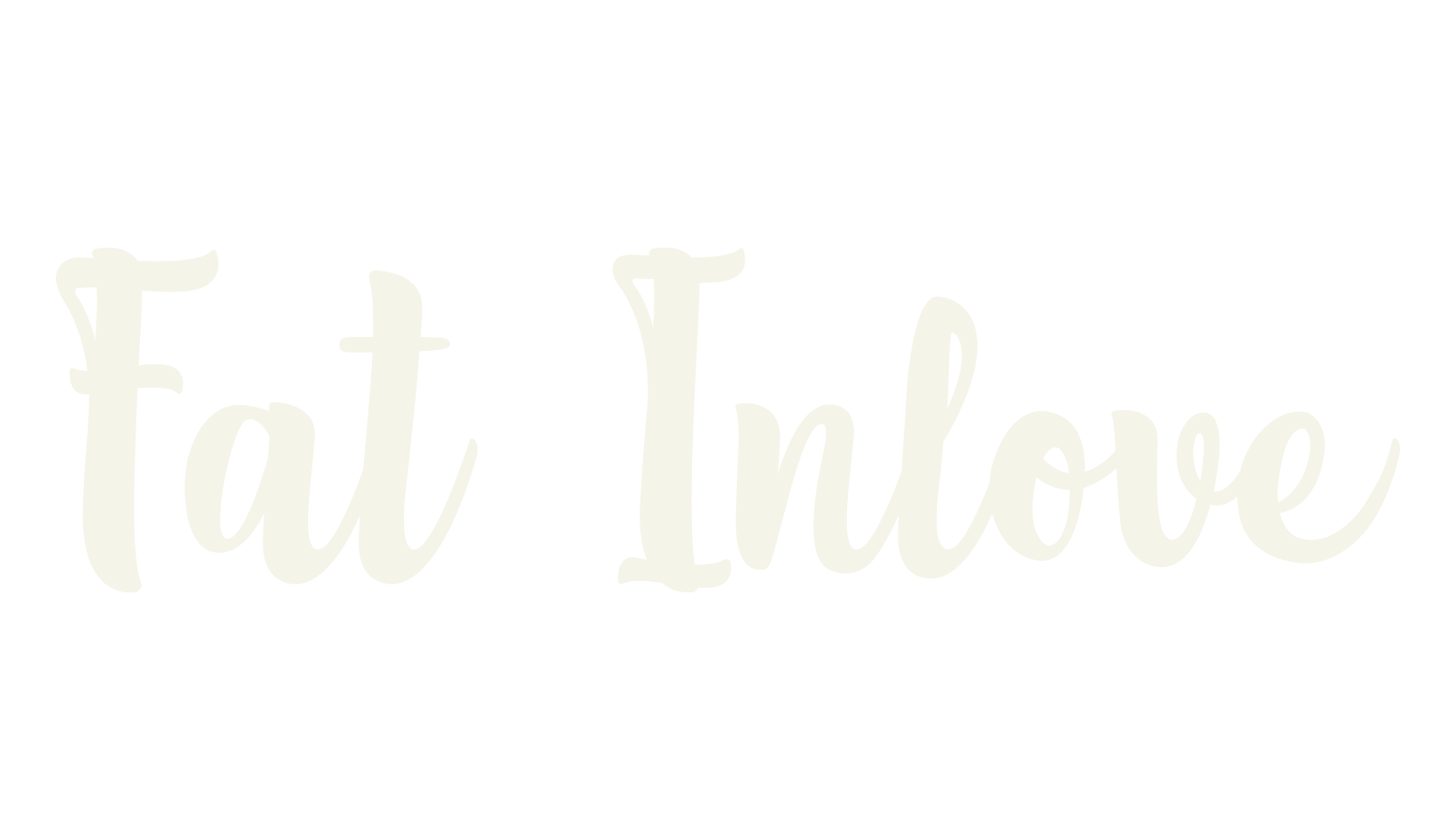 Fat Inlove, typography font preview
