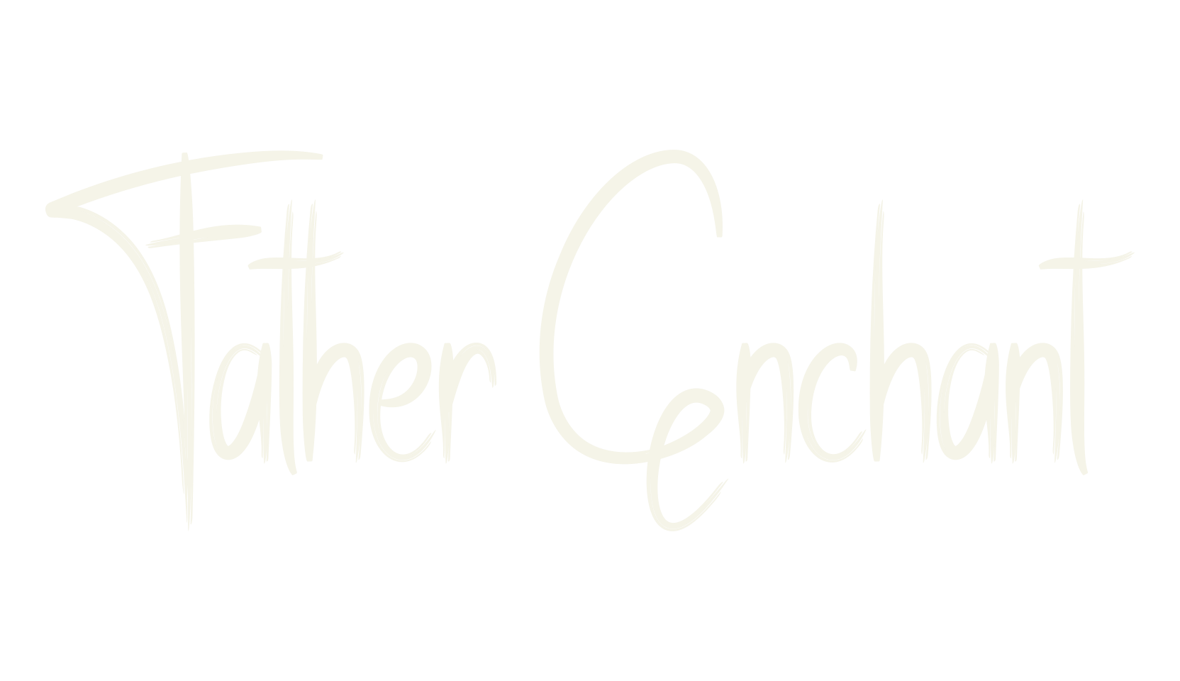 Father Enchant, calligraphy font preview