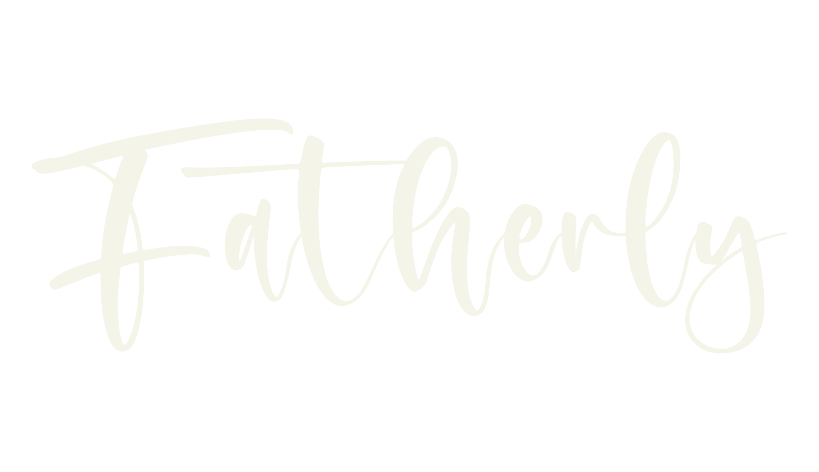 Fatherly, script font preview