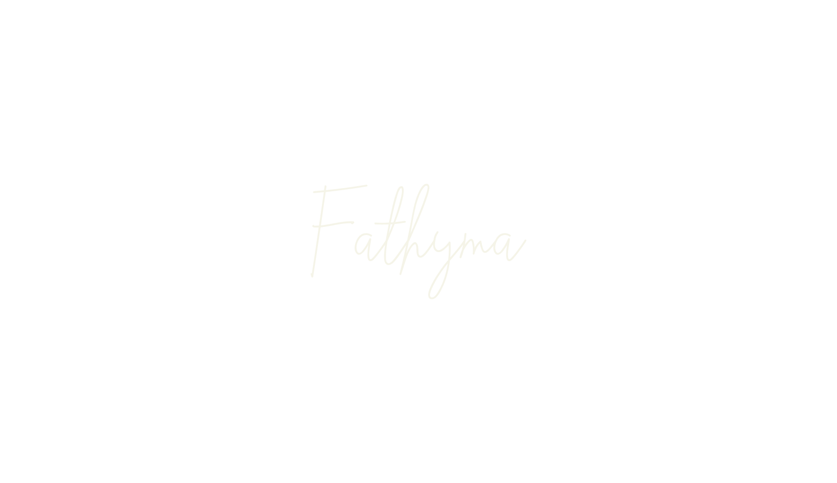 Fathyma, thin font preview