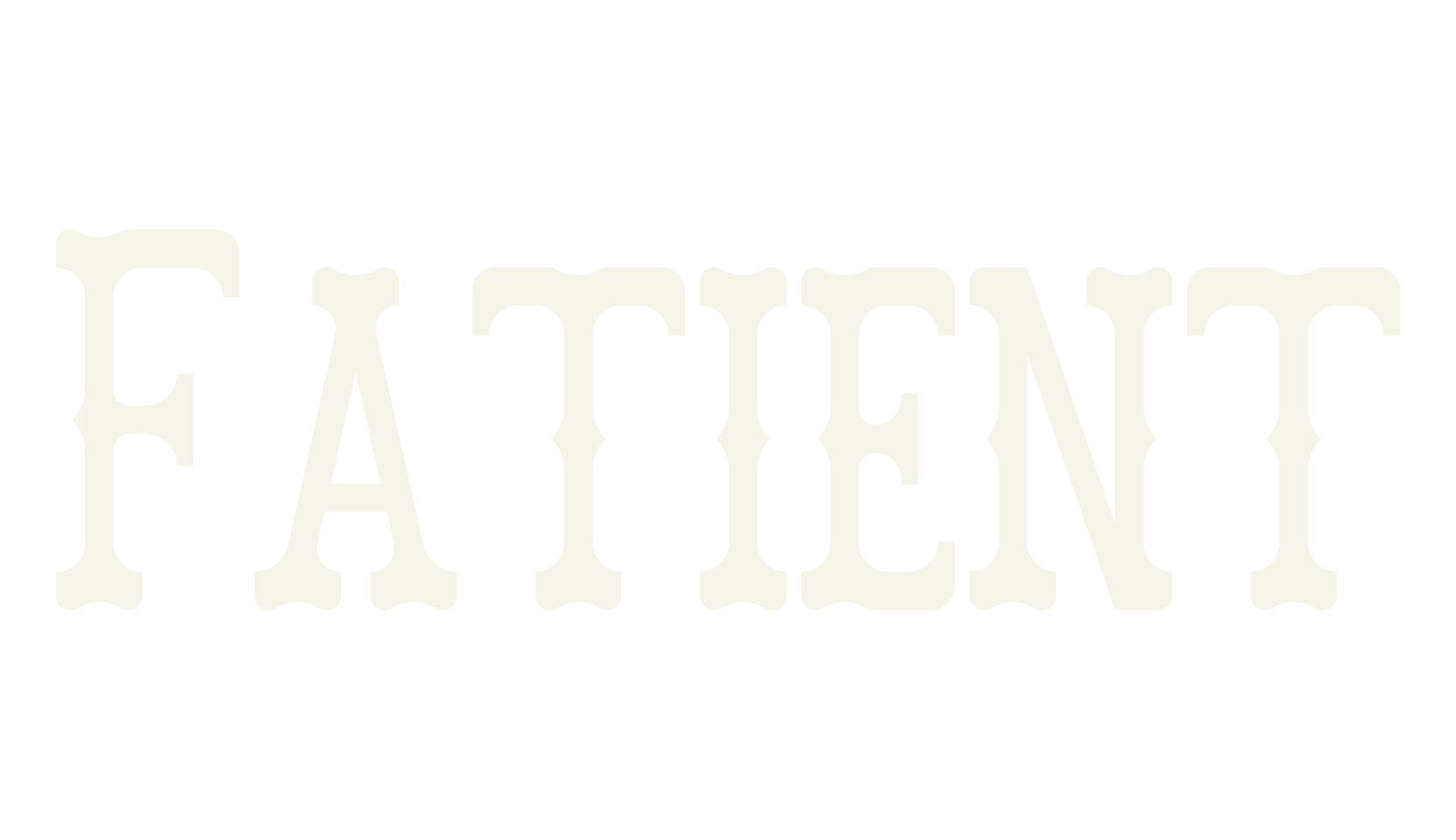 Fatient, wild west font preview