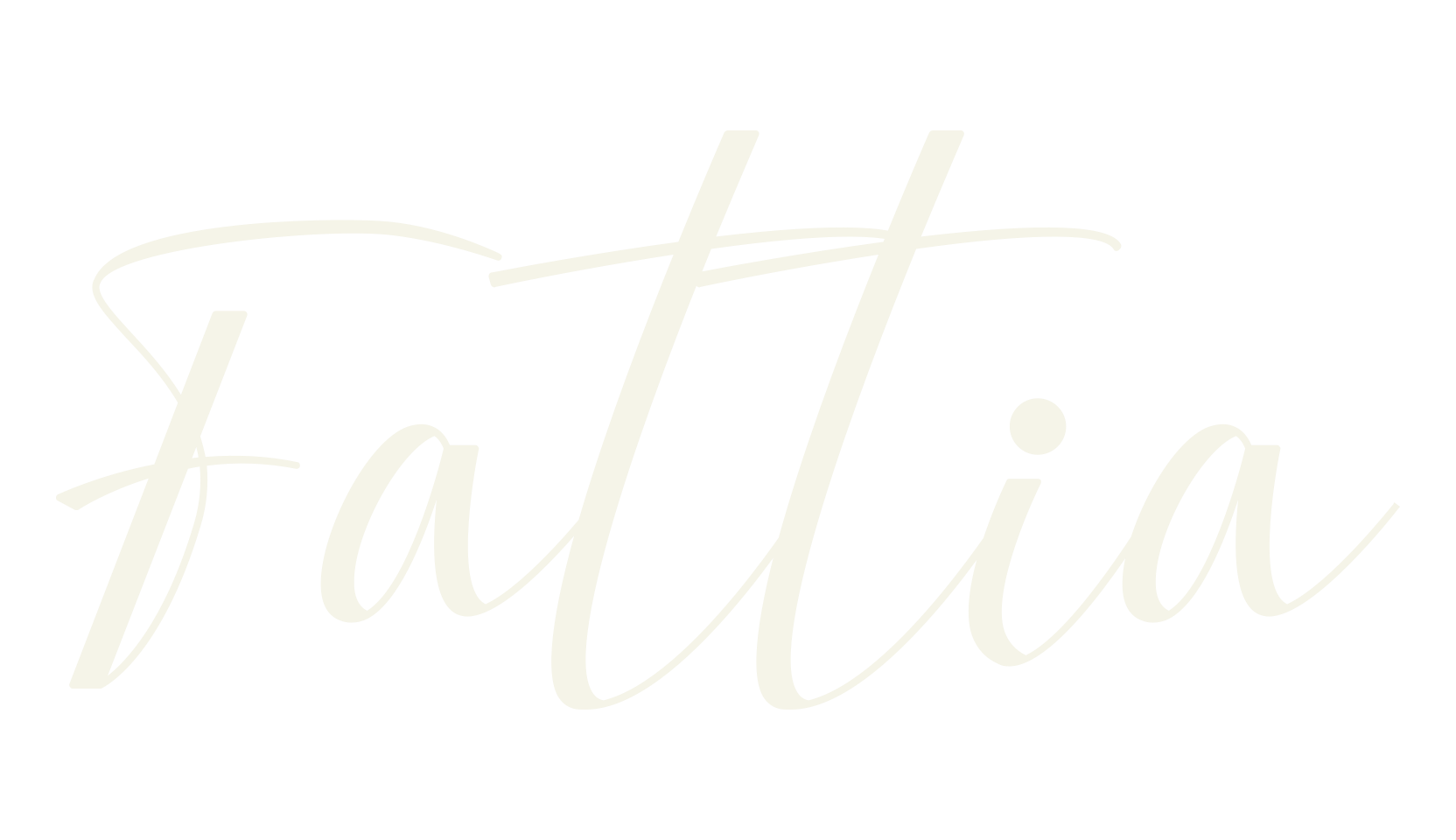 Fattia, script font preview