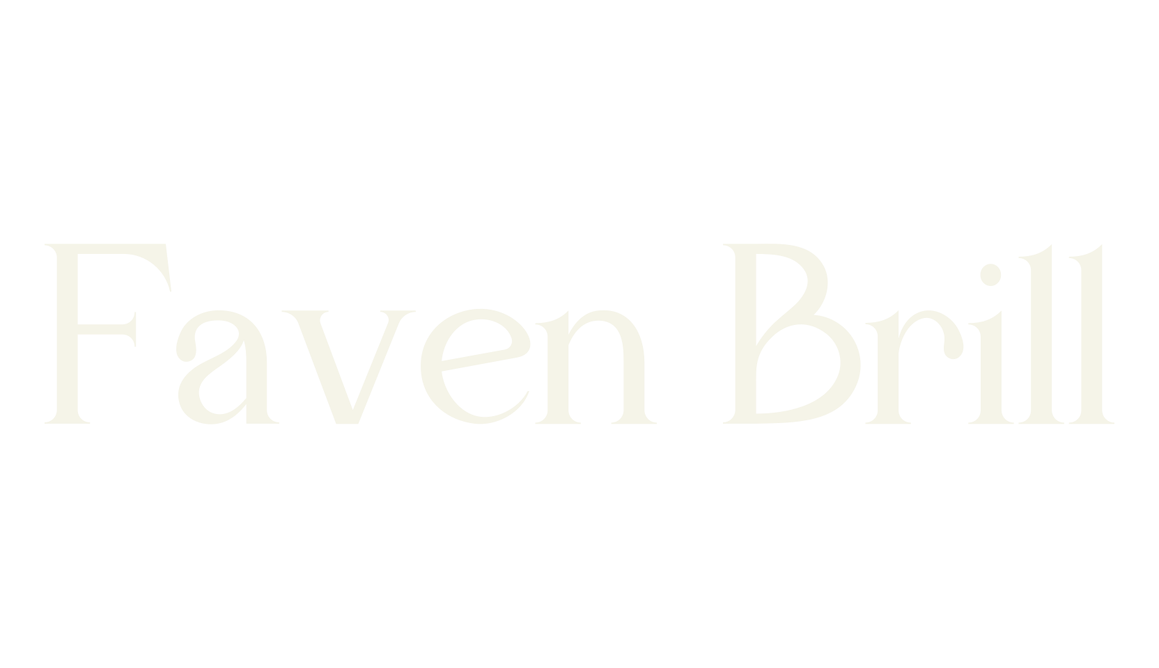 Faven Brill, geometric font preview
