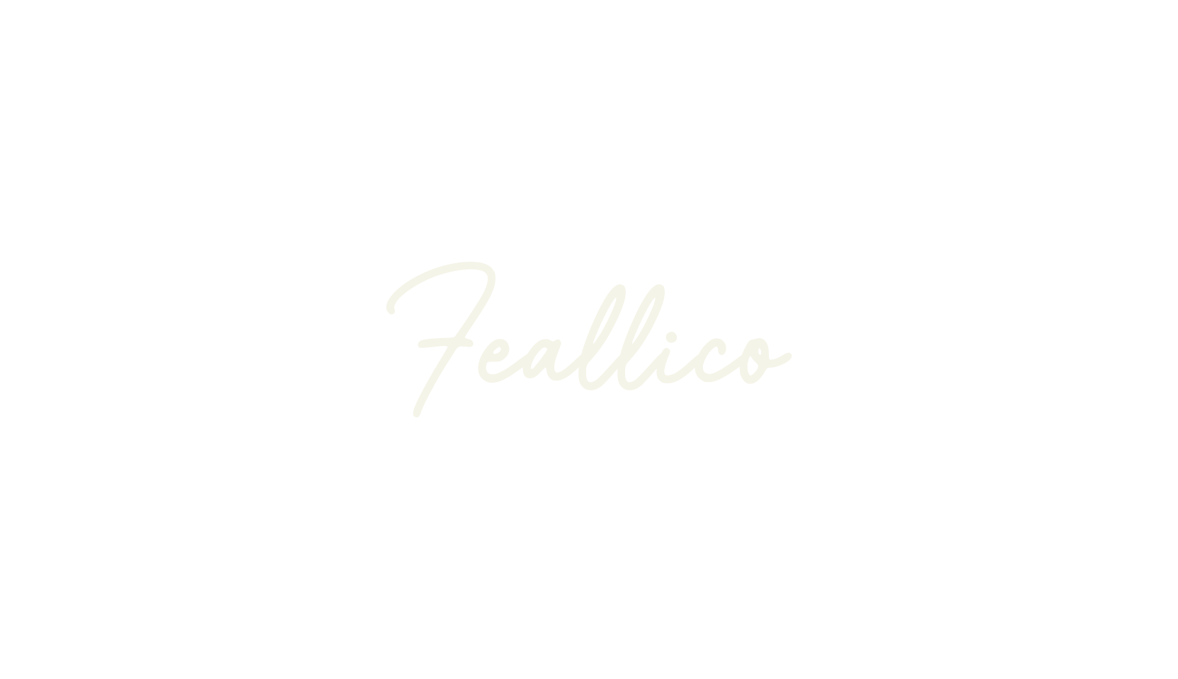 Feallico, typewriter font preview