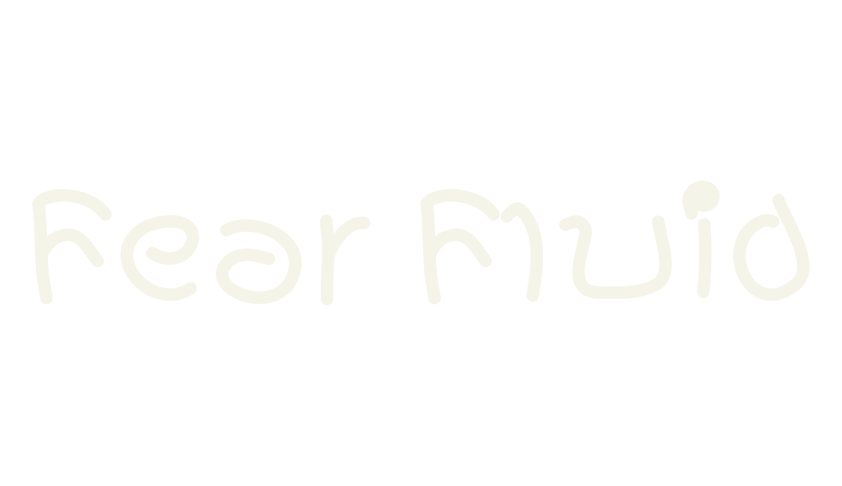 Fear Fluid, cute font preview