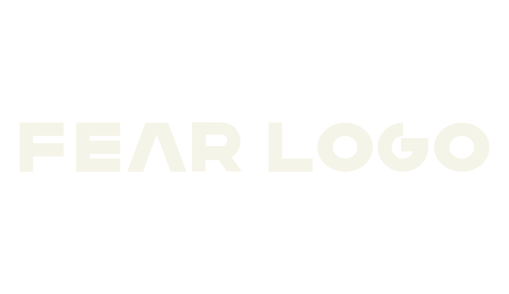 FEAR Logo, logo font preview