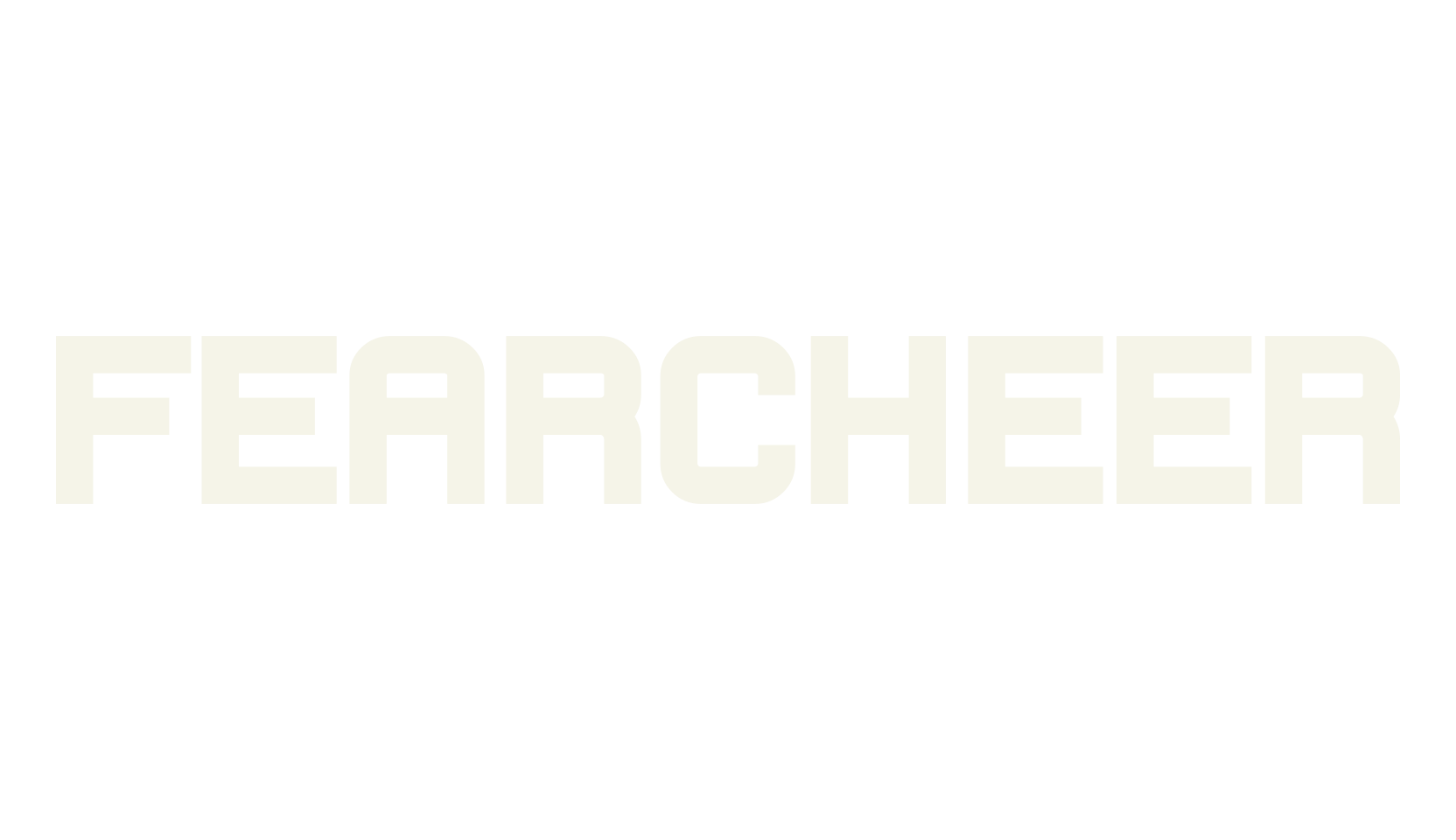 Fearcheer, outline font preview