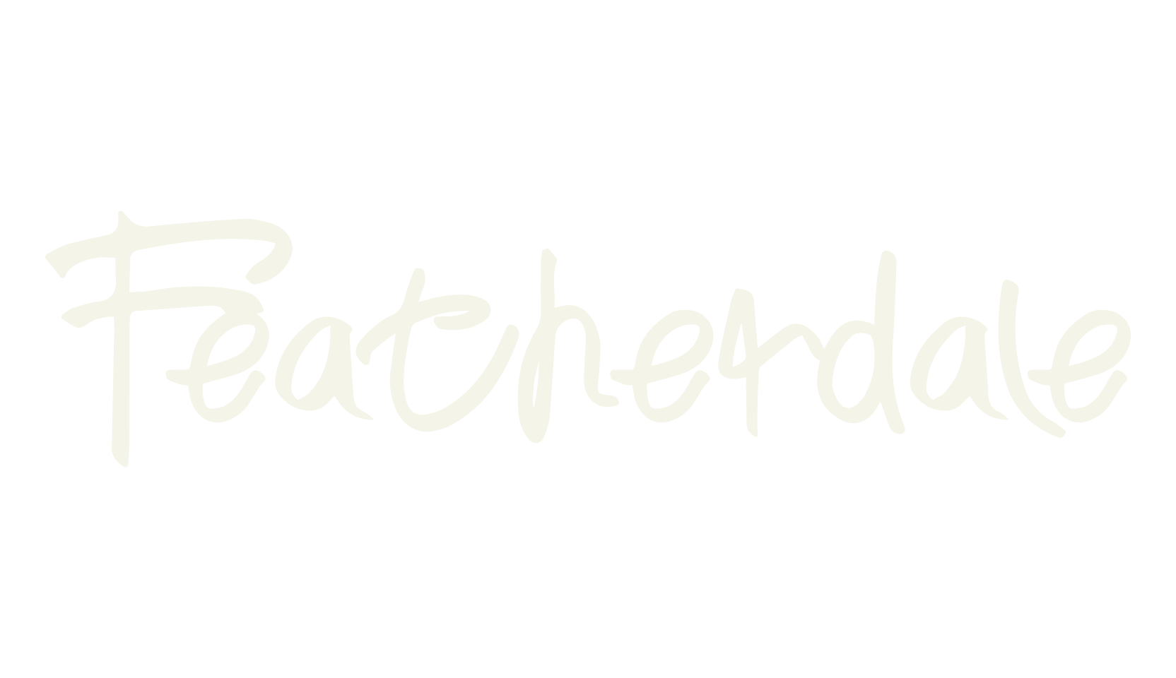 Featherdale, handwriting font preview