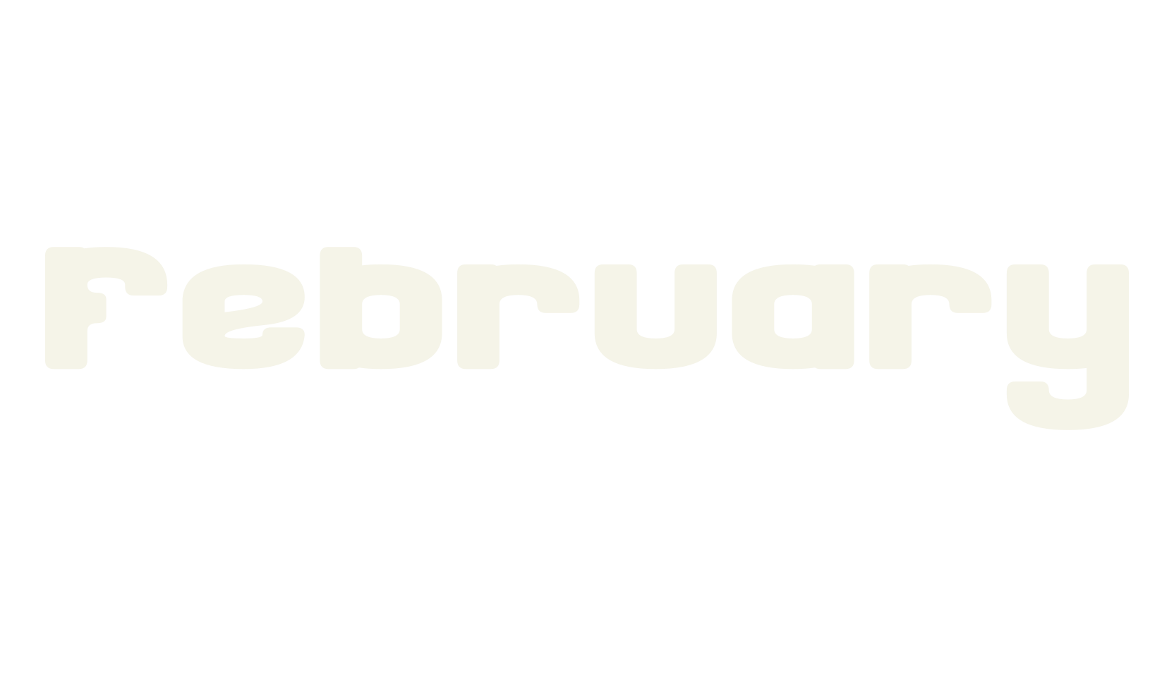 February, display market font preview