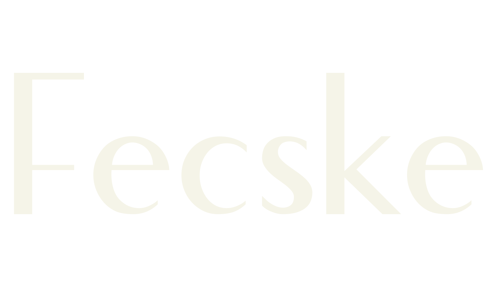 Fecske, basic font preview