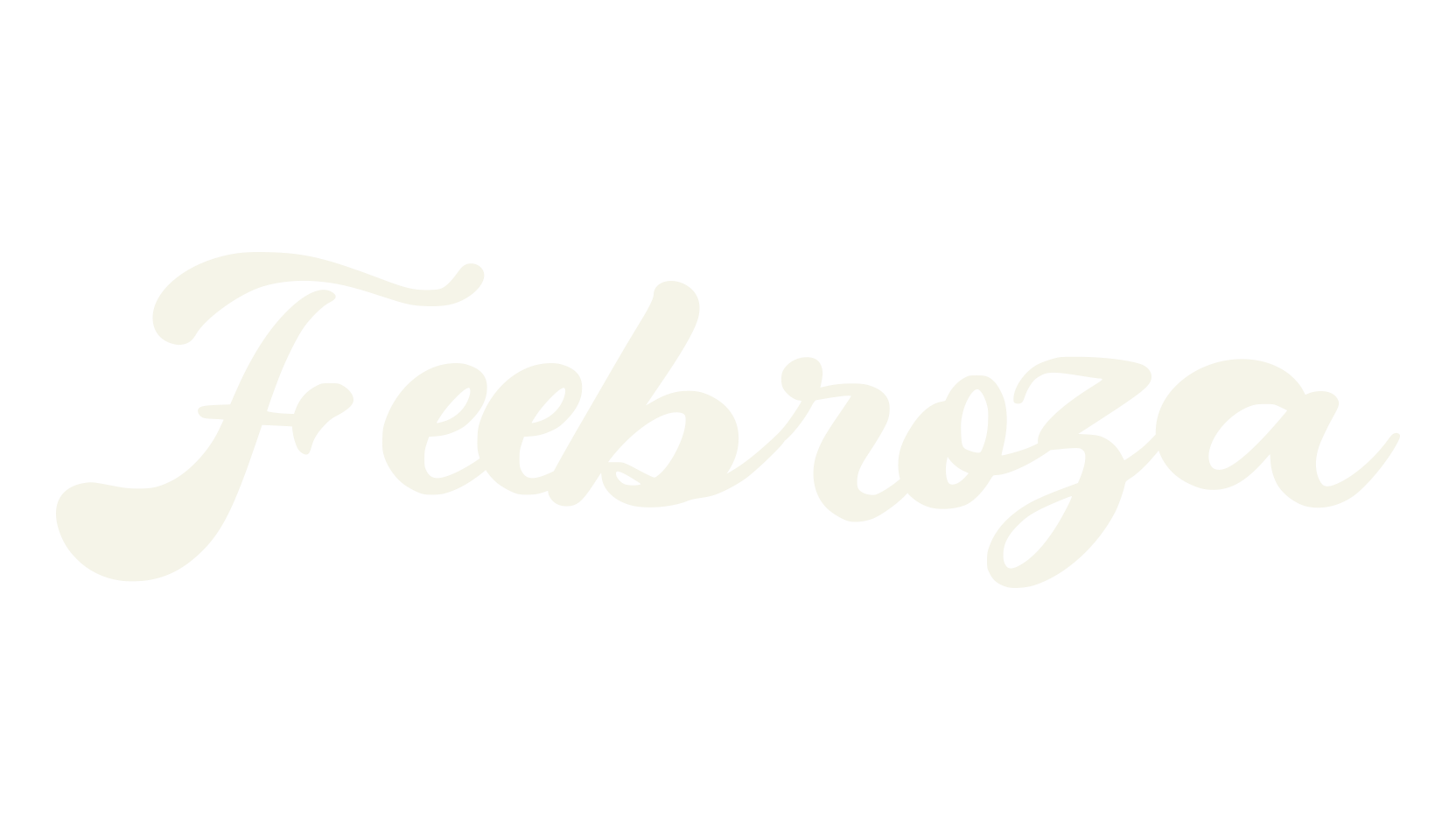 Feebroza, alphabet font preview