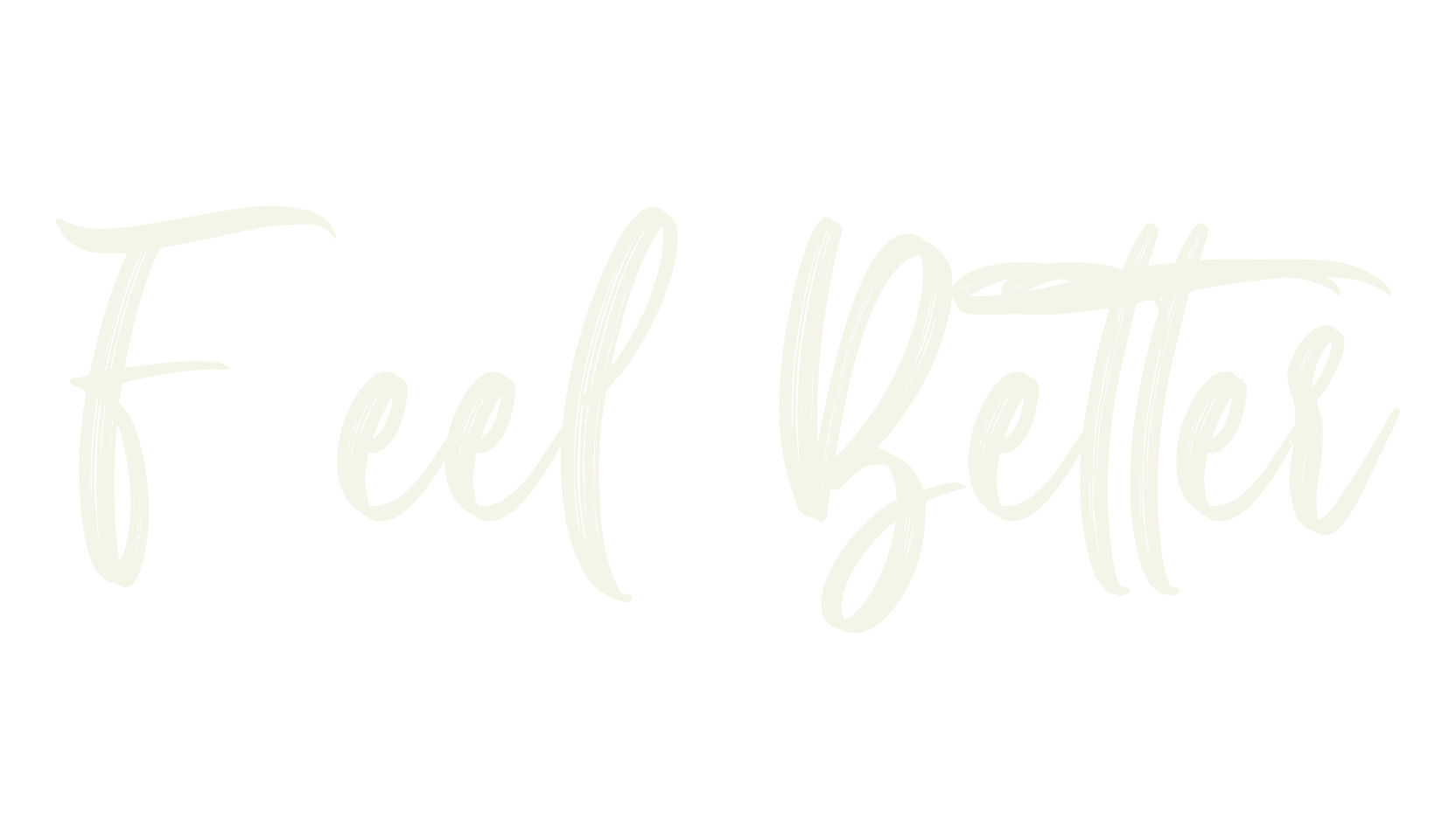 Feel Better, handwritten font preview