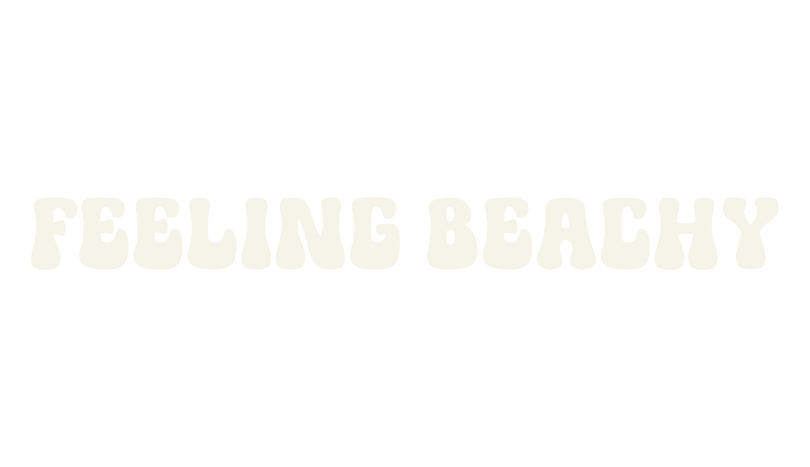 Feeling Beachy, groovy font preview