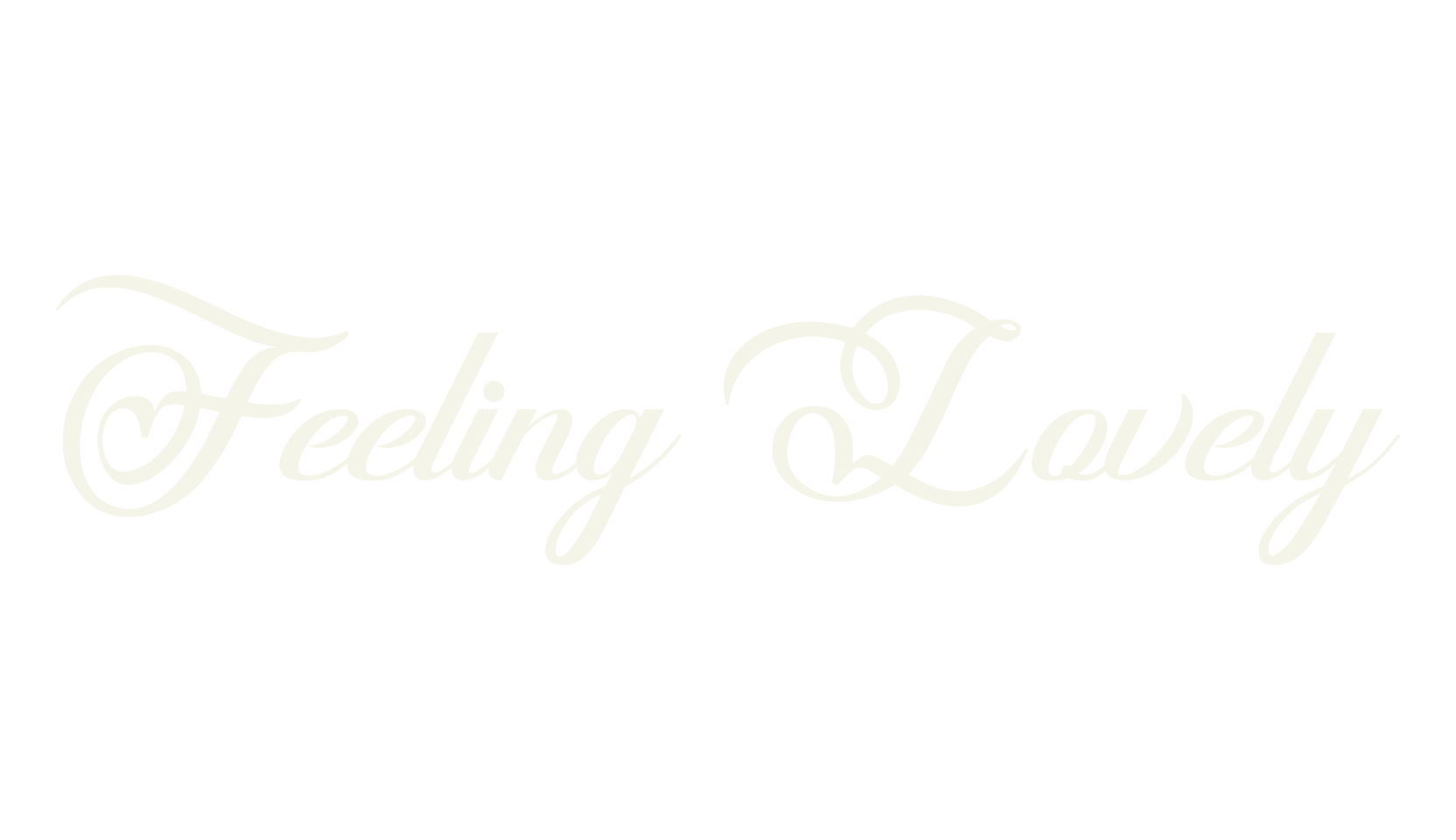 Feeling Lovely, fashion sign font preview