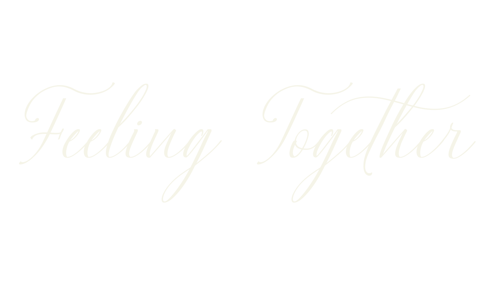 Feeling Together, fashion sign font preview