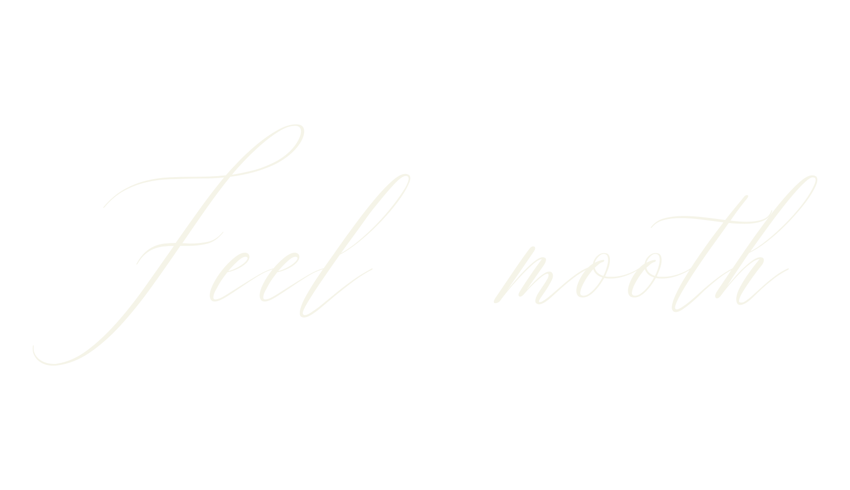 Feelsmooth, cursive font preview