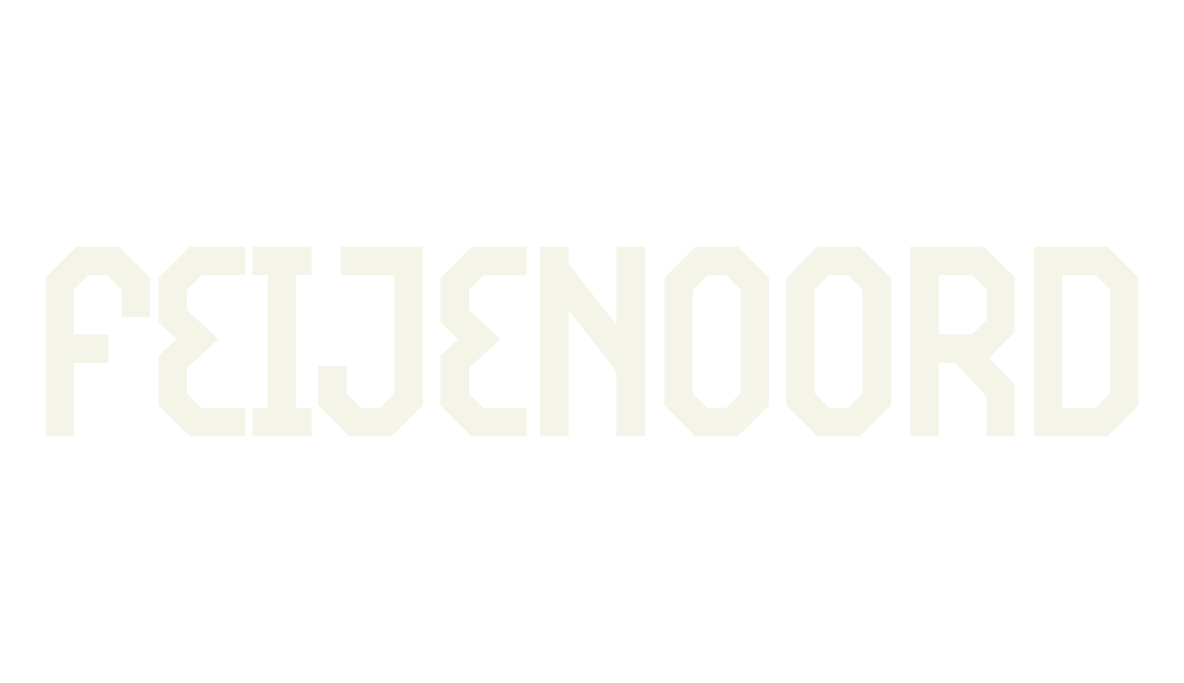 Feijenoord, sports font preview